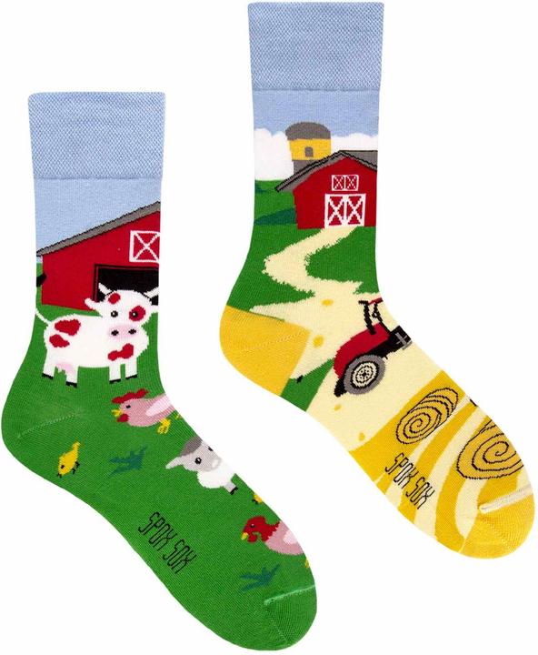 Spox Sox – & Mismatched Lustig Odd Socken – Farm