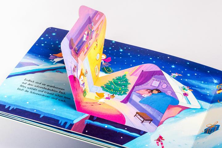 Actual product image Morgen kommt der Weihnachts-Schneemann (German, Anastasia Zababashkina, Lena Walde, 2025)