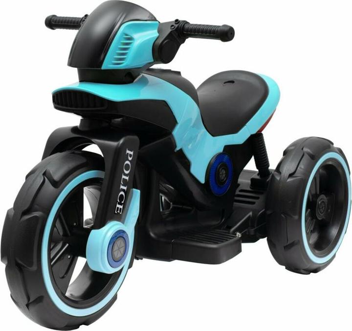 Baby Mix POLICE Elektromotorrad blau
