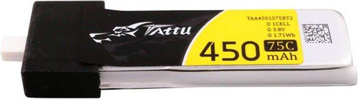 Gens Ace 450mAh 3.8V 75C 1S1P HV Lipo Batteries (5pcs). (3.80 V, 450 mAh)