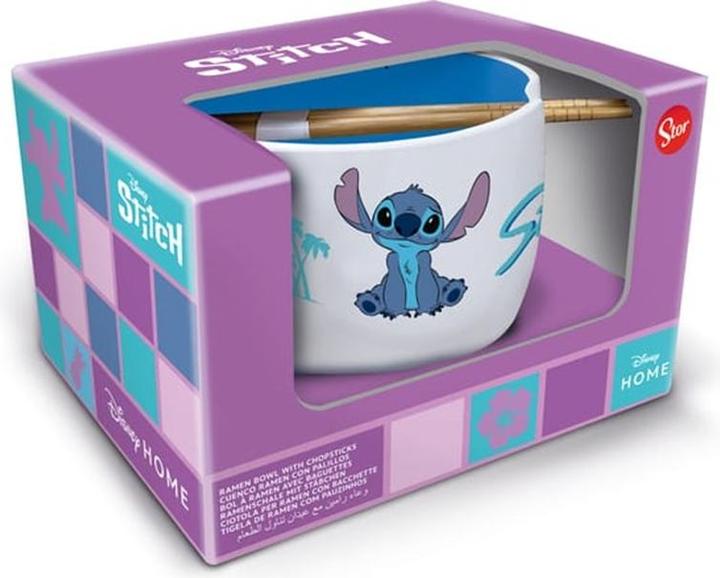 Produktbild Stor STITCH - Bol à Ramen avec Baguette - 450 ml