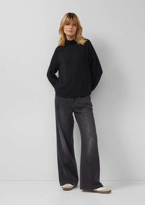Produktbild s.Oliver Sweatshirt Sweatshirt aus Viskosemix im Relaxed Fit (48)