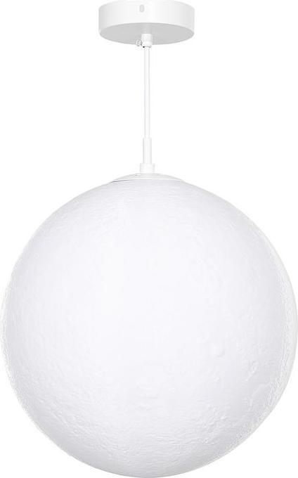 Produktbild Swisshandel24 3D Mond Pendelleuchte Hängelampe mit APP-Steuerung, Musik, Cremeweiss (E27, 806 lm)