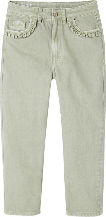 Actual product image Vertbaudet Straight girls' trousers, REGULAR waist (158)