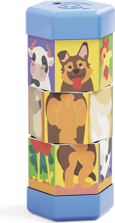 Immagine prodotto Quercetti Twist Puzzle Animali Tubo Mix and Match, 2582