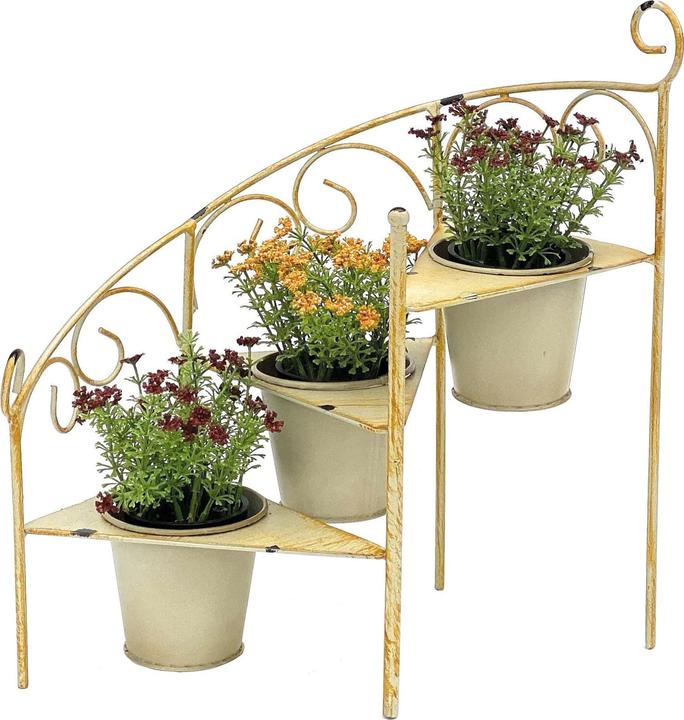 Support pour plantes + escalier de fleurs