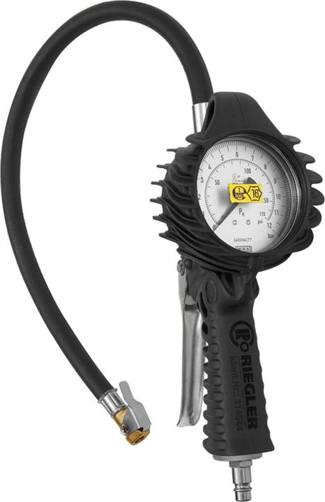 Riegler Hand tyre inflation gauge calibrated, with torque plug DN 7.2