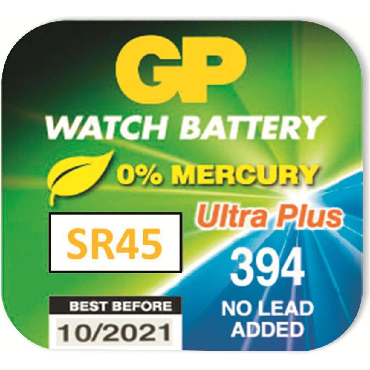 GP Batteries Knopfzellen (1 Stk., SR45, 66 mAh), Batterien + Akkus