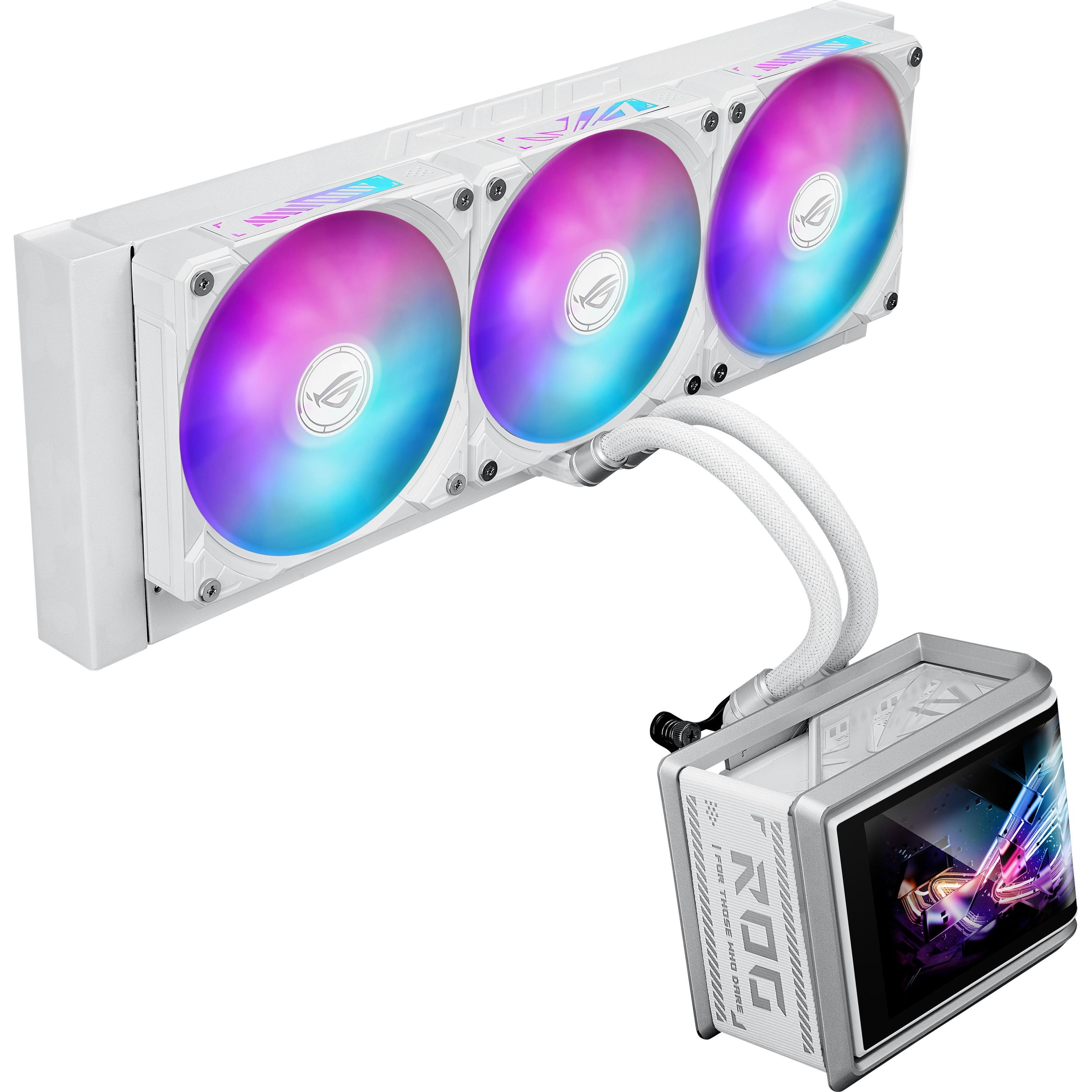 ASUS ROG Ryuo IV SLC 360 ARGB, CPU Wasserkühler, Weiss