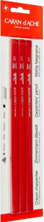 Image du produit Caran d'Ache Crayon Zimmermann sous blister (HB, 3 x)
