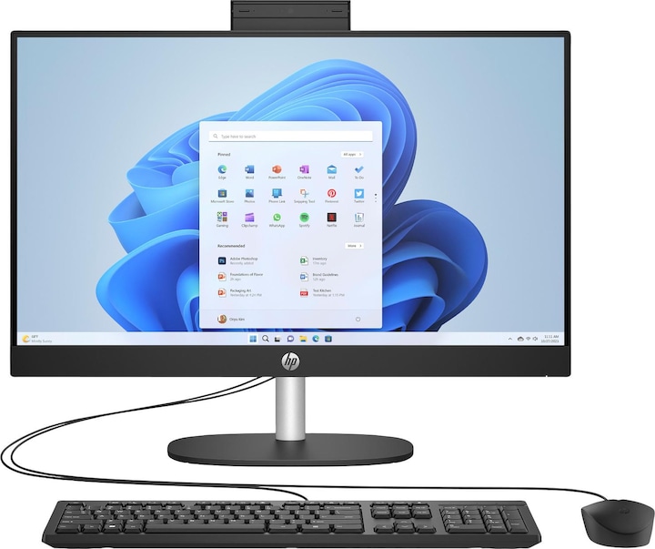 Produktbild HP AIO 24-cr0005nc/24"" IPS FHD AG/Core i7-1355U/32GB/1TB SSD/Intel Graphics/4xUSB/1xHDMI/RJ45/WI (Intel Core i7-1355U, 32 GB, 1000 GB, Intel Iris Graphics)