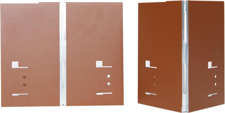 Actual product image Green Split Aluminium/zinc corner for lawn edging 13.5cm (13.50 cm)