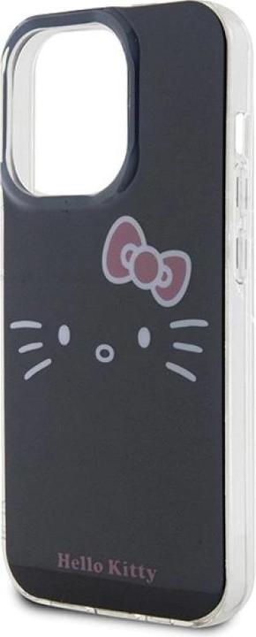 Produktbild Hello Kitty HKHCP15XHKHLK iPhone 15 Pro Max 6.7" czarny/black hardcase IML Kitty Face (Apple iPhone 15 Pro Max)