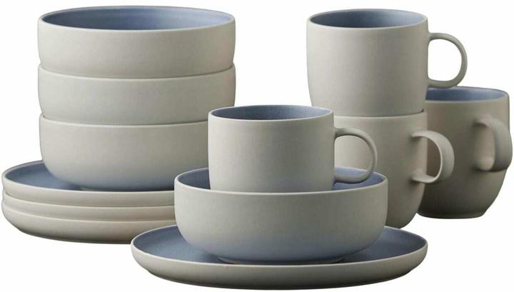 Blue, Blue, White, White