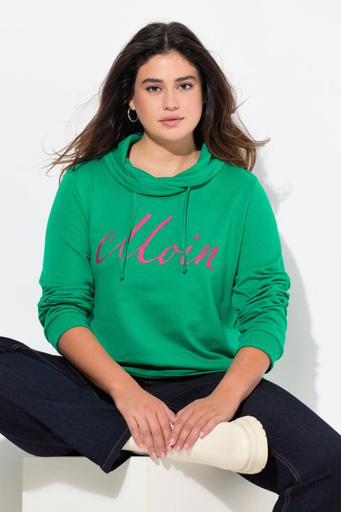 Produktbild Ulla Popken Sweatshirt, Moin, Stehkragen, Langarm (46, 48)