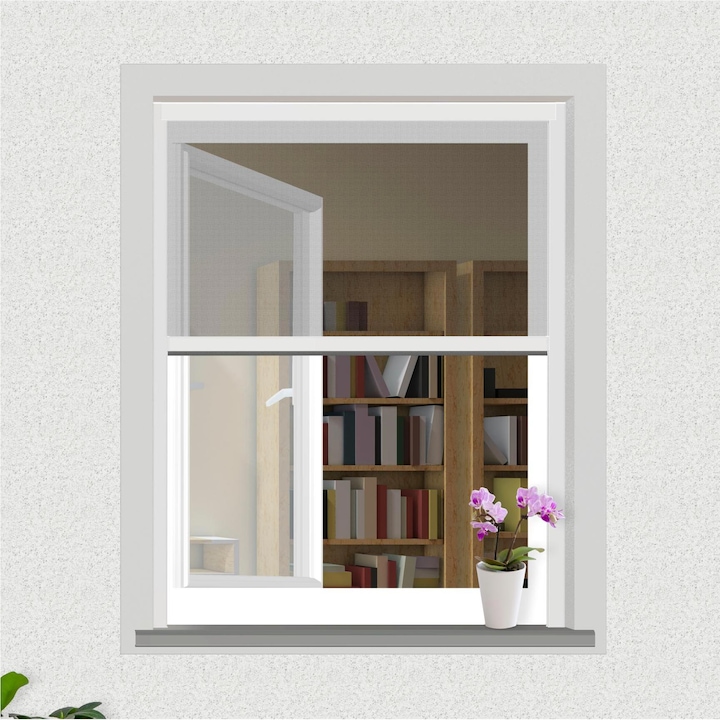 Image du produit Windhager Moustiquaire enroulable pour fenêtre (100 x 160 cm)
