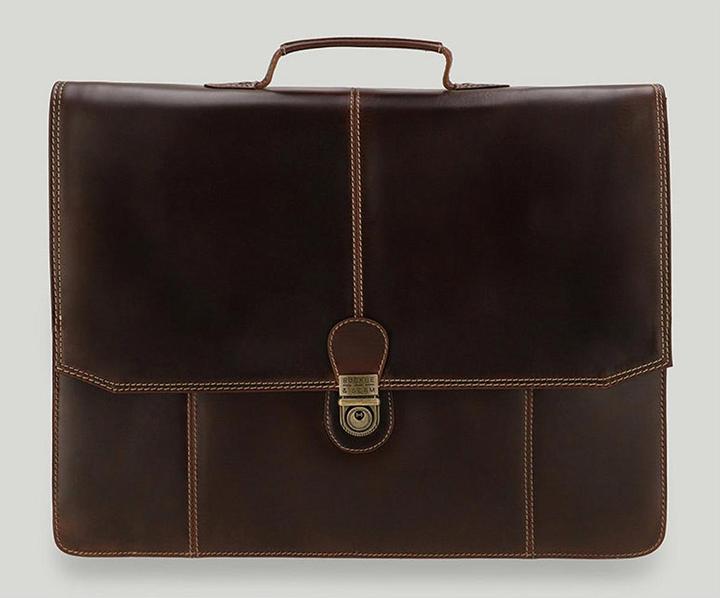Actual product image Buckle & Seam Briefcase Sierra Brown/Dots