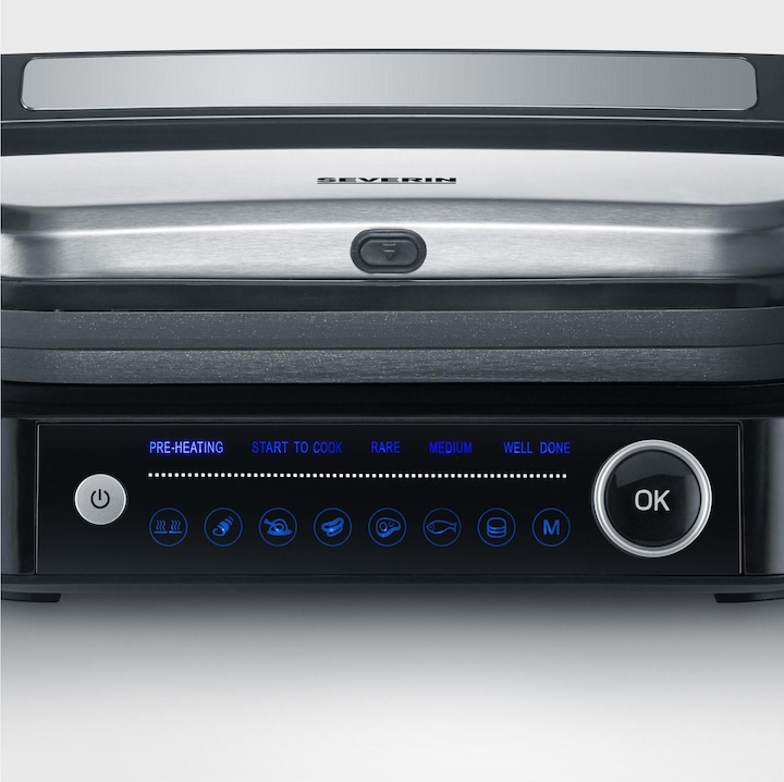 Actual product image Severin KG 2395 Contact grill black/silver