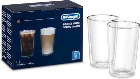 De'Longhi Thermo glasses (490 ml, 2 x)