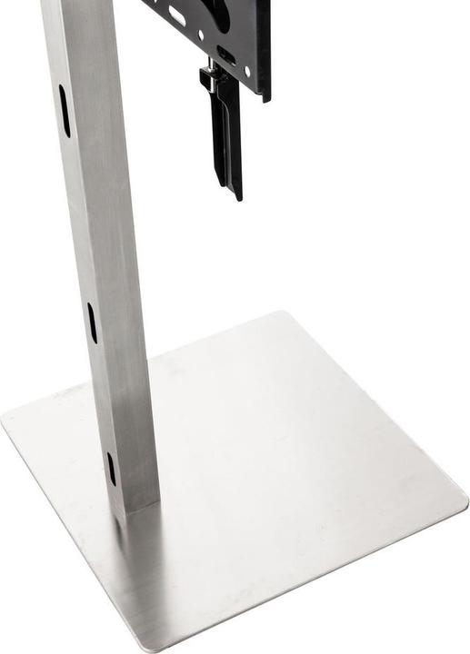 Actual product image Swisshandel24 TV stand angular, stainless steel (40 kg, 32" - 65")