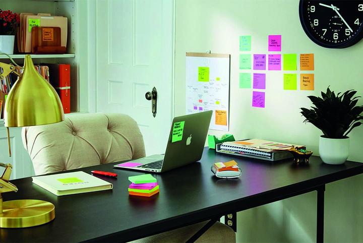 Produktbild Post-it Super Sticky Cosmic 8 + 4 (7.6 x 7.6 cm)