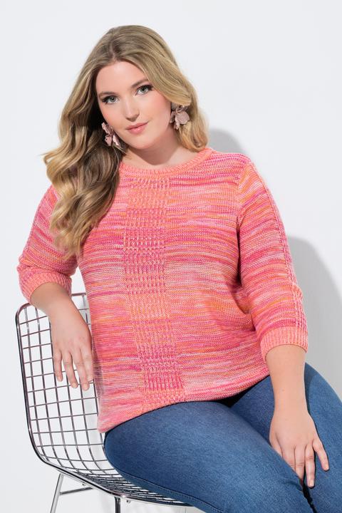 Produktbild Miamoda Pullover, bequeme Passform, Melange-Linksstrick (54)