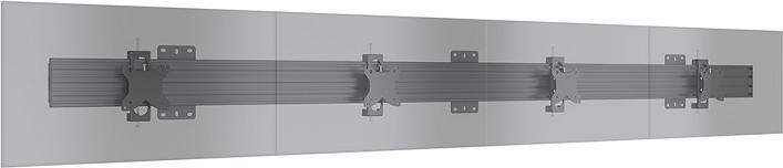 Produktbild Multibrackets Wandhalter 4fach,15"-32", VESA 75x75-100x100 (Wand, 10 kg)