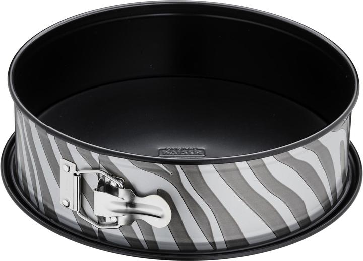 Productafbeelding Kaiser Springvormvorm 26 cm ronde bakvorm cakevorm bekleed Go wild! Zebra motief (26 cm)