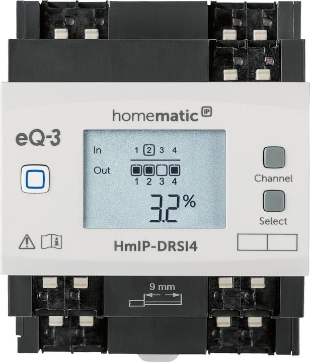 Actual product image Homematic IP Switch actuator for top hat rail mounting (Switch actuator)