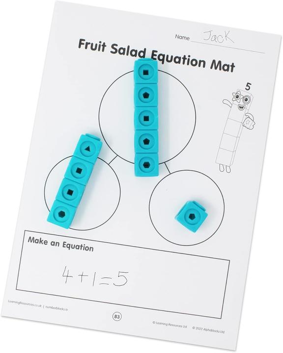 Actual product image Learning Resources Cubes Number Blocks - XL Class set
