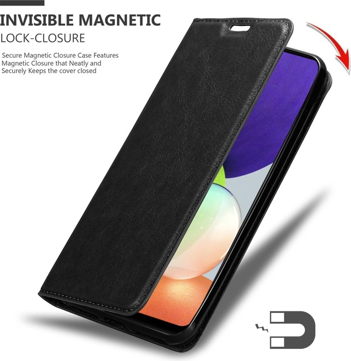 Actual product image Cadorabo Book Invis. Magnet sleeve (Samsung Galaxy M22, Samsung Galaxy A22, Samsung Galaxy A32)