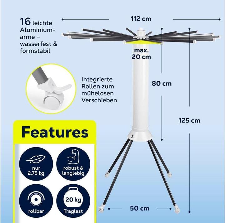 Produktbild Easymaxx Standtrockner (8 m)