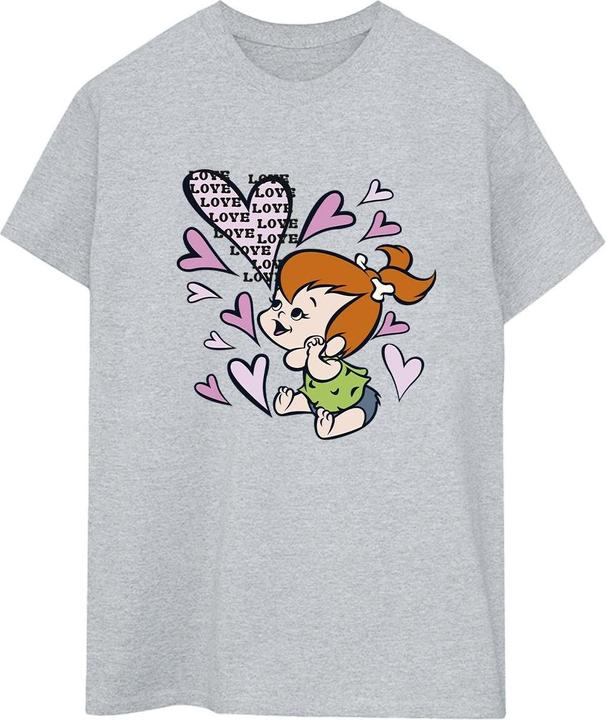 Image du produit The Flintstones - T-shirt PEBBLES LOVE LOVE LOVE - Femme (XXL)