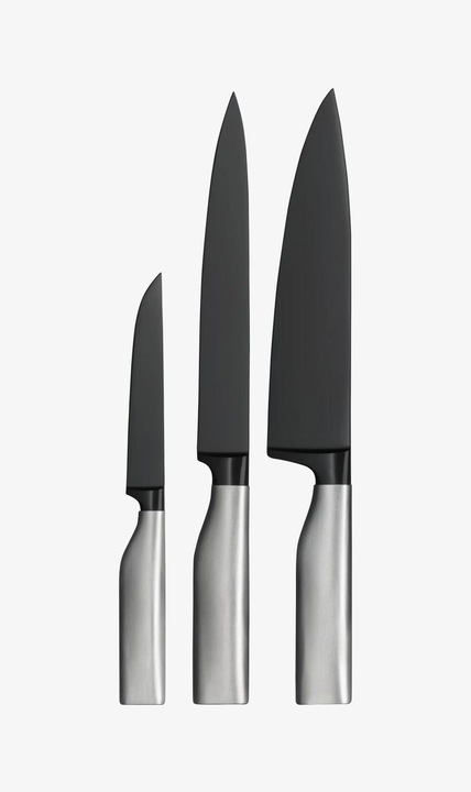 Immagine prodotto WMF Set di coltelli Ultimate Black, 3 pezzi (20 cm)