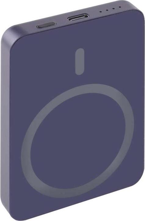 Emos Powerbank WI 522, 5 000 mAh, 20 W+Wireless, blau (5000 mAh, 20 W, 19.25 Wh)