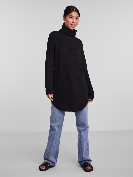 Actual product image Pieces Knitted turtleneck tunic (S)