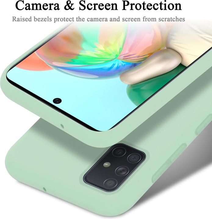 Actual product image Cadorabo TPU Liquid Silicone Case Cover (Samsung Galaxy M40)