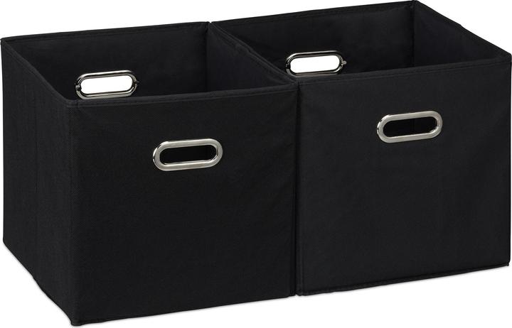 Actual product image Relaxdays 2x storage box (33 x 33 x 32 cm, 34.80 l)