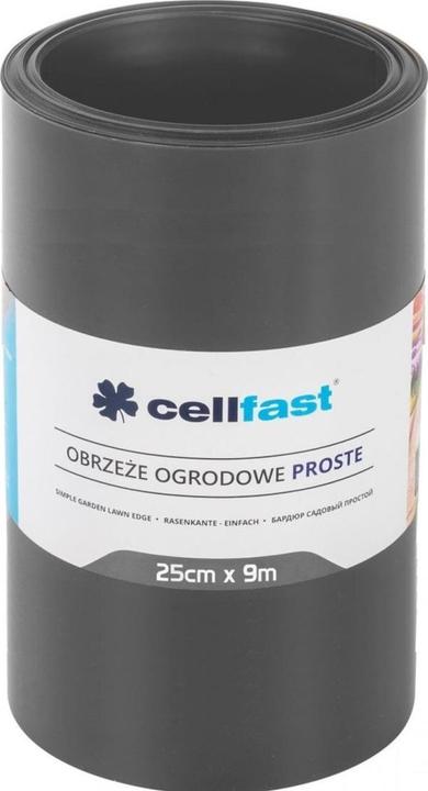 Produktbild Cellfast Gerade Garteneinfassung 25 cm x 9 m, Graphit (900 cm)