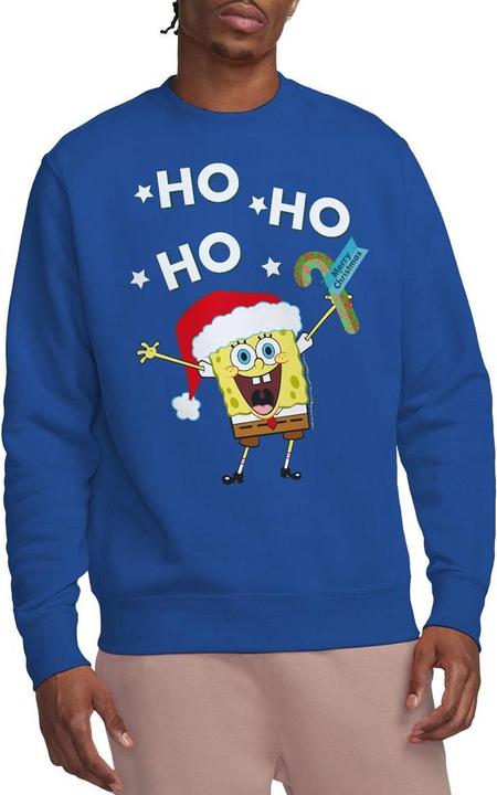 Produktbild Spongebob Squarepants Ho Ho Ho Merry Christmas! Sweatshirt (M)