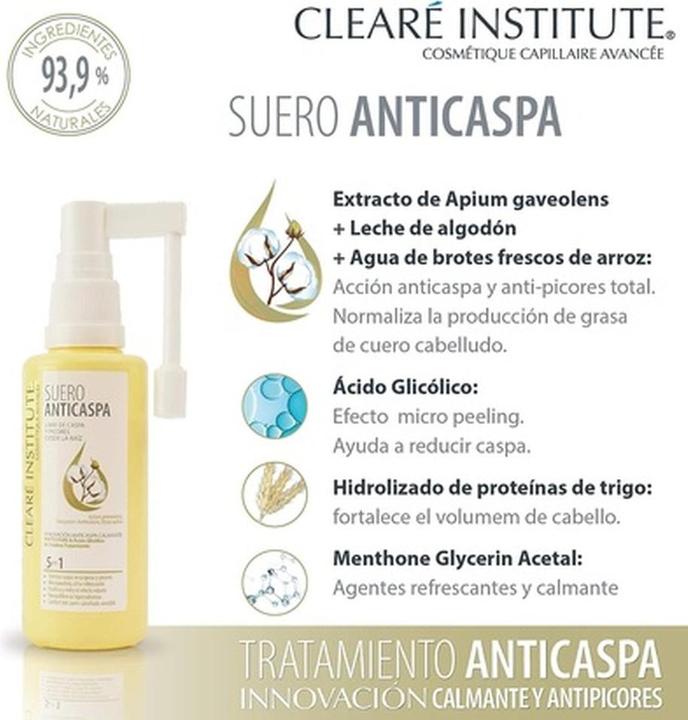 Actual product image Clearé Institute Cleara c Institut Cleansing and Refreshing Anti-Dandruff Serum 75ml (75 ml)