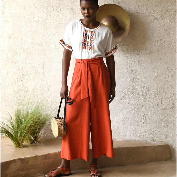 Actual product image Anne Weyburn Wide 7/8 trousers (40)