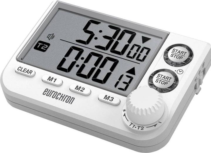 Produktbild Eurochron Kurzzeittimer 2-Zeilig EDT 8002