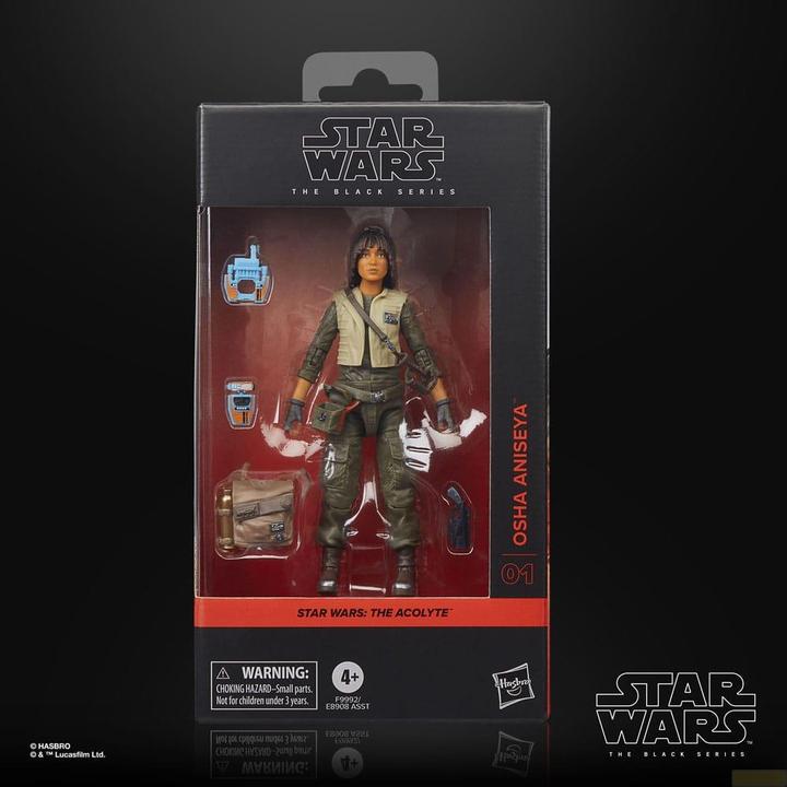Produktbild Hasbro Star Wars: The Acolyte Black Series Actionfigur Osha Aniseya 15 cm