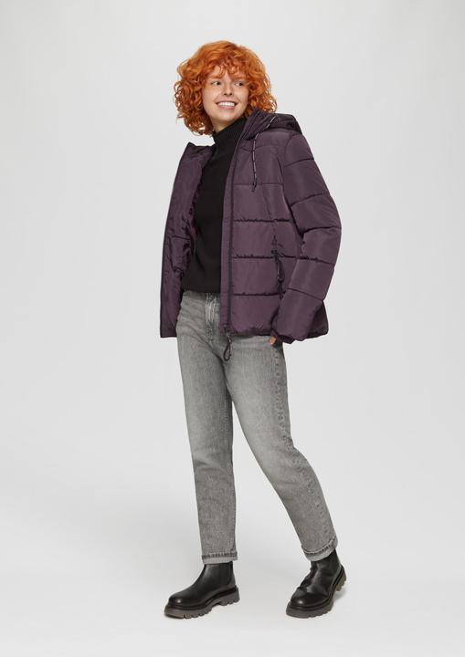 Produktbild S.Oliver Outdoor-Jacke Wattierte Steppjacke mit Kapuze (S)