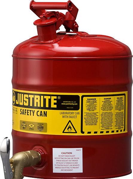 Produktbild Justrite Sicherheits-Abfüllbehälter mit Zapfhahn