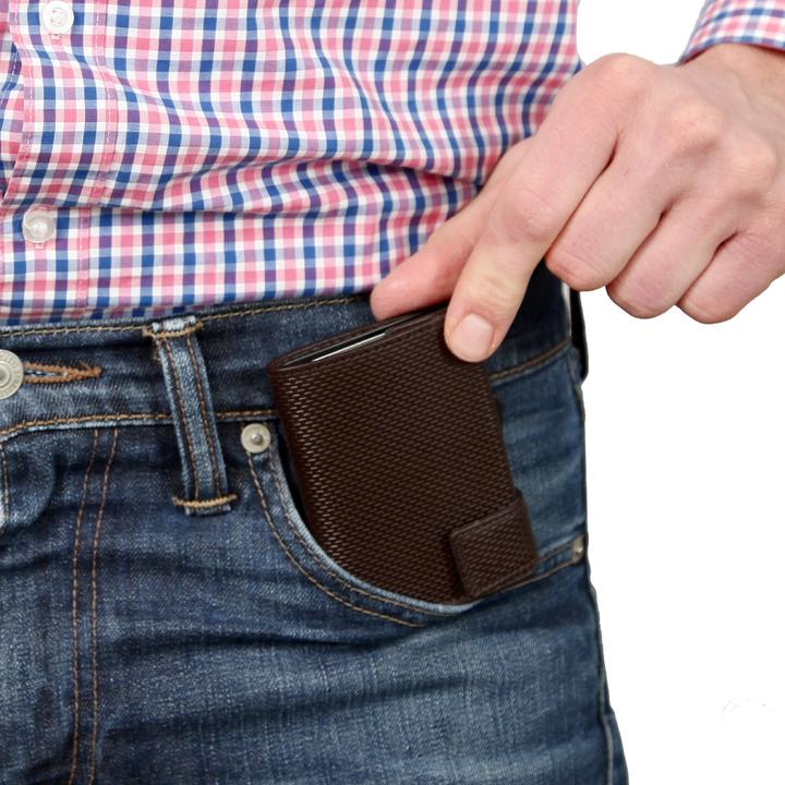 Immagine prodotto SecWal 1 Kreditkartenetui Geldbörse RFID Leder 9 cm