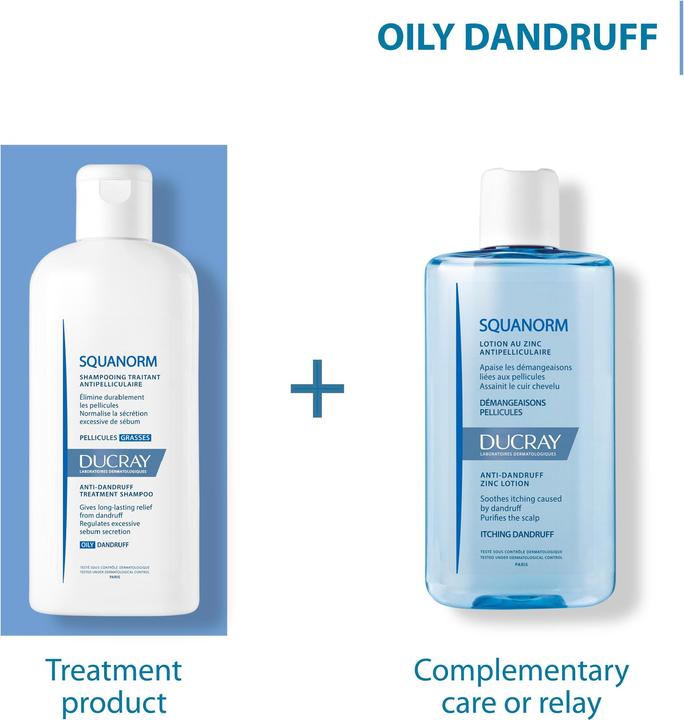 Produktbild Ducray Squanorm (200 ml, Flüssiges Shampoo)
