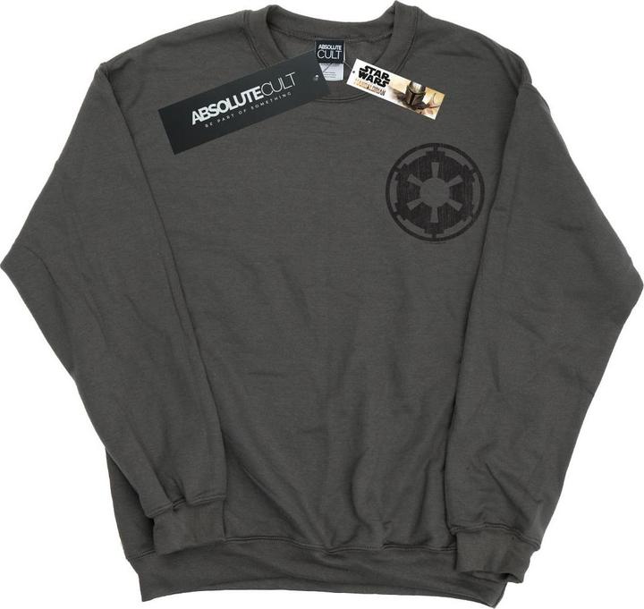 Produktbild Star Wars The Mandalorian Galactic Empire Insignia Breast Print Sweatshirt (L)