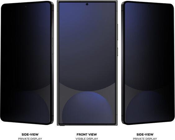 Actual product image Eiger Mountain Glass Black Edge (1 Piece, Samsung Galaxy S25 Ultra)